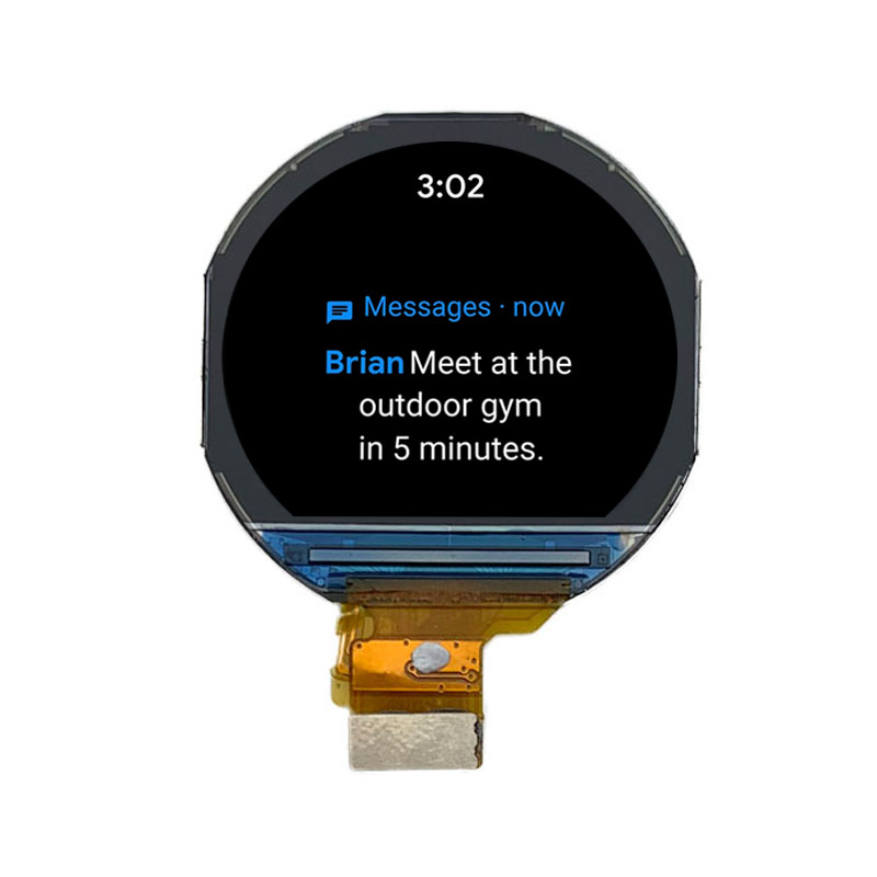 round tft lcd display